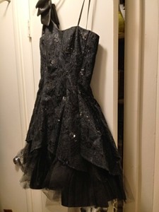 black dress for masquerade party