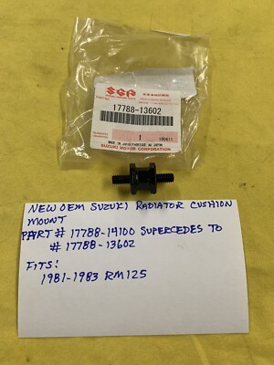 OEM Suzuki Rm125 Radiator Cushion Bolt 17788-13602 for sale online