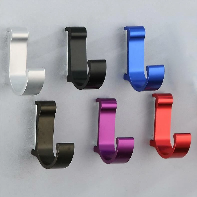 Aluminum Colorful Wall Mounted Coat Robe Hooks Clothes Bag Towel Hanger Hook - Image 4 of 4