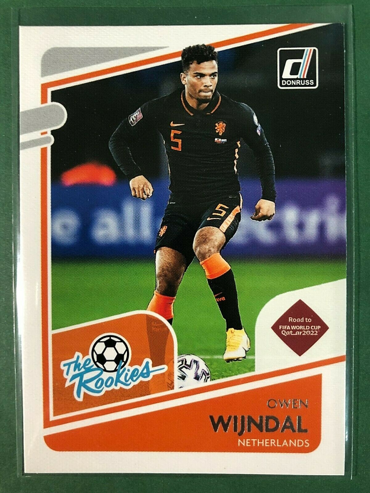 Owen Wijndal The Rookies - Netherlands 2021-22 Donruss Qatar