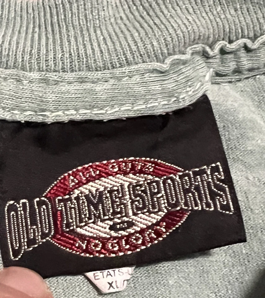 Vtg New Hampshire Fisher Cats Shirt XL Old Time Baseball - Image 4 of 4