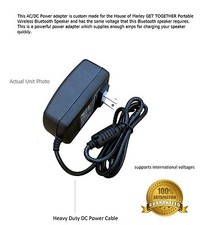 AC Adapter - Charger for House of Marley GET TOGETHER Bluetooth Speaker