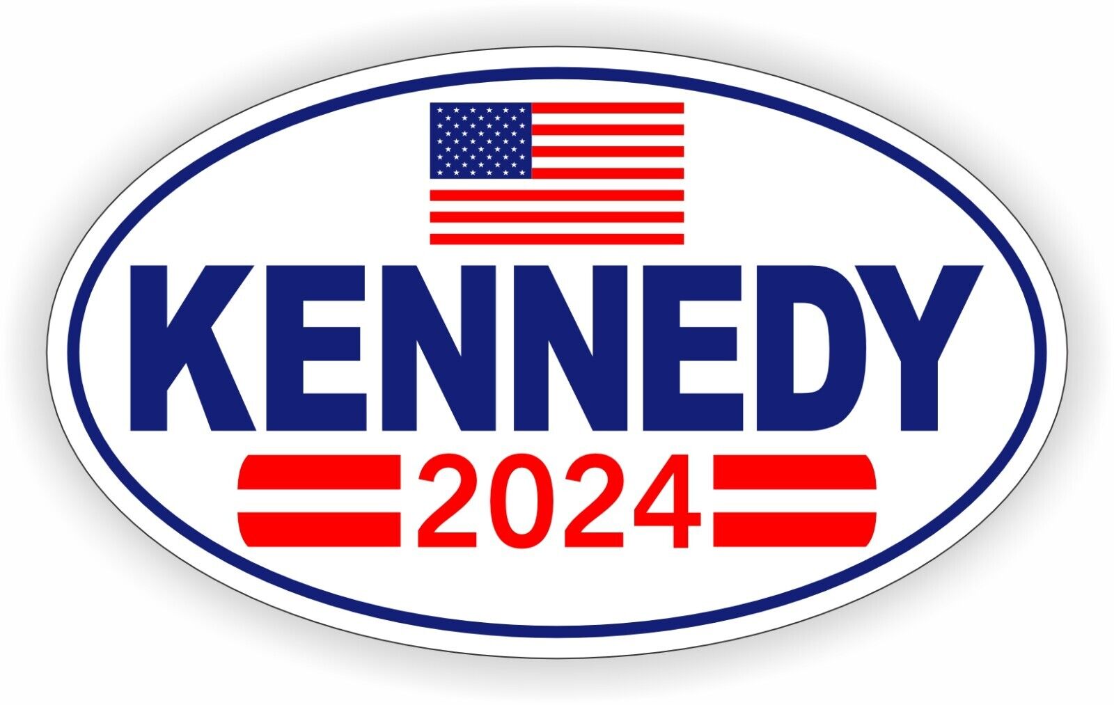 KENNEDY 2024 Vinyl Bumper Sticker Decal Graphic Election USA America