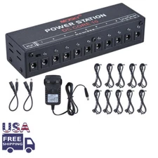 MOSKY Guitar Effect Pedal Board Power Supply Station 10 Outputs 9V 12V 18V USA