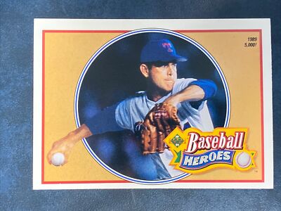 1990 UPPER DECK BASEBALL HEROES NOLAN RYAN #15 OF 18 TEXAS RANGERS