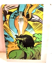 TOPPS COMIC BOOK HEROS MARVEL TRADING CARD CHECK LIST 1974-75 SPIDERMAN HULK ++