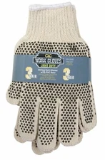 CLC Custom Leathercraft PK2005 Knit Gloves with PVC Dots, 3 Pack 2005