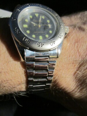 NAVARRE WATCH BLACK FACE -  8 1/2'' WRIST - OFC-T2