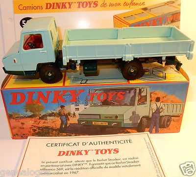 Berliet Stradair benne basculante latérale - ref 569 au 1/43 de dinky
