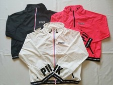 New Victoria's Secret PINK Lightweight Full Zip Anorak Jacket RARE Great Gift