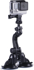 Double Suction Cup Mount, Car Mount Compatible for Gopro 13/12/11/10/9/8/7/Max/6
