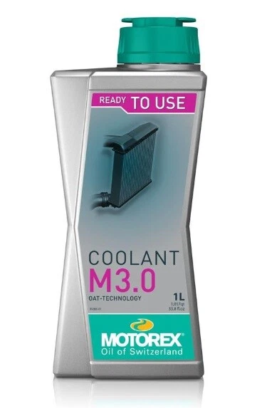 MOTOREX Liquide refroidissement Coolant M3.0 moto route cross enduro - 1 litre