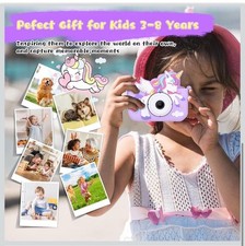 Kids Camera Unicorn Toys for Girls, Digital Camera for Kids Age 3-8 Toddler