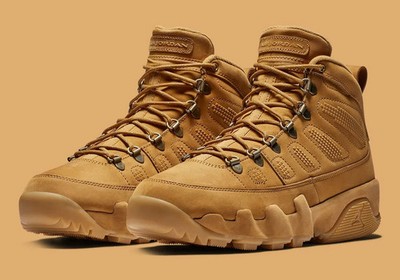Nike Air Jordan 9 Retro Boot Wheat Brown Flax AR4491-700 sz 10