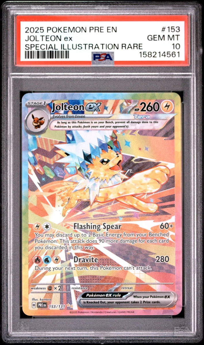 Jolteon Pokémon TCG Professional Sports Authenticator (PSA) Grade