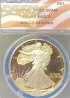 1990 S $1 PROOF AMERICAN SILVER EAGLE ANACS CERTIFIED PR 70 DCAM NO RESERVE