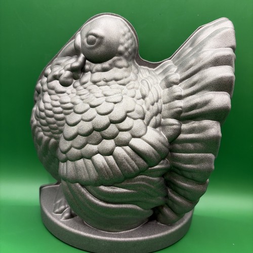 RARE NordicWare Thanksgiving Turkey Cake Dessert Stuffing Pan Cast Aluminum Mold