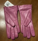 Coach SOHO Pink Leather Gloves NWT 6 1/2 Silver Buckle MFSRP $128 — photo 3