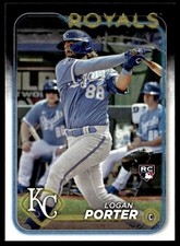 2024 Topps Logan Porter Rookie Kansas City Royals #666