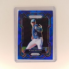 Panini Prizm Blue Ice Blake Wolters Kansas City Royals Baseball Card #150 2024