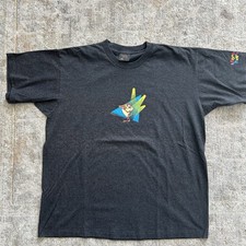 Taz Looney Tunes Basketball T-Shirt Black Vintage 90s, Size XL