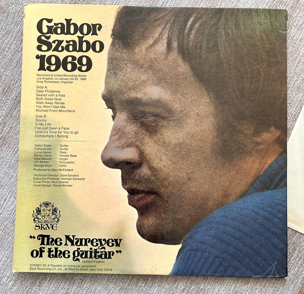 GABOR SZABO, 1969 GATEFOLD LP Vinyl SKYE record VG+ | eBay