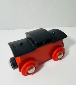 Brio Vintage Wooden Railway Mighty Caboose #33612 VHTF