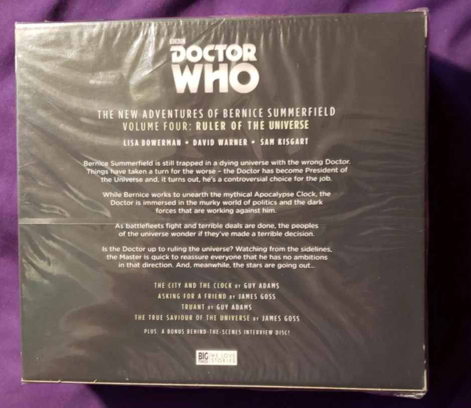 The New Adventures of Bernice Summerfield Ruler of the Universe Vol 4 Big Finish - Imagem 2 de 2