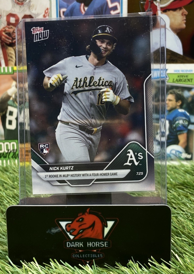 Nick Kurtz Athletics - 2025 Topps Now (RC)…Historic 4-Homer Game FREE SHIPPING