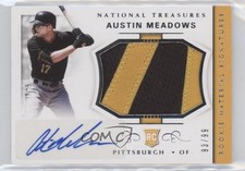2018 Panini National Treasures 93/99 Austin Meadows #63 Auto s7f