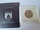 1989 Half Dollar Commemorative Coin Denver US MINT / ENV. B1032