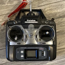 Futaba T6EXAP Transmitter, Controller Battery, No Charger  (Untested).