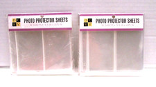 NEW DCWV 5.5"x4.75" Photo Protector Sheets 16 Pages for 2 ring binder Lot of 2