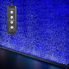 Adjustable Submersible Aquarium Light with Air Bubble Timers - IP68 Waterproof
