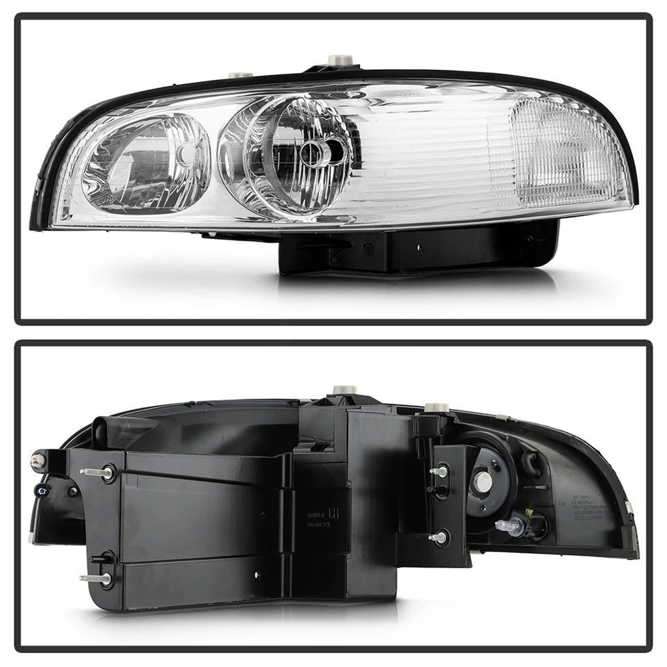 For 1997-2005 Buick Park Avenue Factory Style Headlights Headlamps Left+Right - Image 3 of 4
