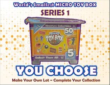 World's Smallest MICRO TOY BOX S1 Dollhouse/Diorama/RoomBox Miniatures CHOOSE