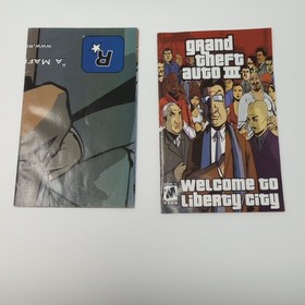 Grand Theft Auto Double Pack (Playstation 2) PS2 Discs, Cases, Maps, & Manuals