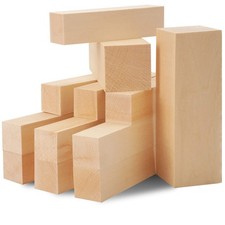 4 inch, 12 packs 5 x 1.5 x inch & 4 x 1 x 1 & 6 x 1 x 1 basswood 