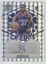 2023-24 Panini Mosaic Scripts Keon Ellis #MS-KES Auto 1a07