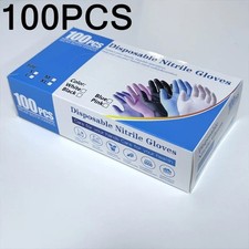 Heavy Duty Black Latex Gloves 5mil Disposable Powder-Free Food Safe