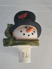 Suzi Skoglund Snowman Night Light S4757 Linda McDonald Vintage Holiday 