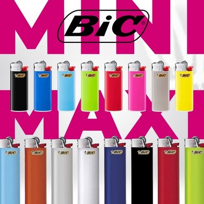 BIC MAXI MINI Original Feuerzeuge 3 - 5 - 10 oder 50 Stück Einwegfeuerzeug