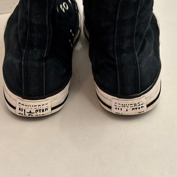 Converse Chuck Taylor All Star XX Hi Knee High Black Boots Youth Size 3 No Laces thumbnail 3