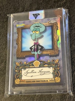 Topps Spongebob Chrome 2025 Squilliam Fancyson III Bikini Bottom VIP