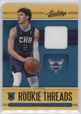 2020 Panini Absolute Memorabilia Rookie Threads Level 1 LaMelo Ball #RT-LAM 7y2