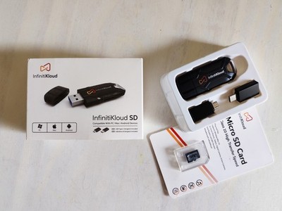 USB INFINITIKLOUD SD mit Micro SD Card