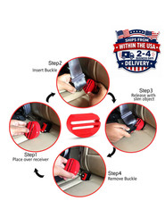 Car Seatbelt Buckle Guard - Child Safety Seat Belt Lock Buckle Cover Universal