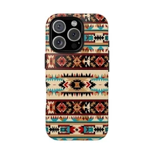 Aztec Western Pattern Tough Apple iPhone & Samsung Galaxy Case Cover