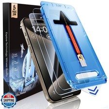 MAGIC JOHN 2 Pack for iPhone 15 Pro Max 6.7 inch Tempered Glass Screen Protec