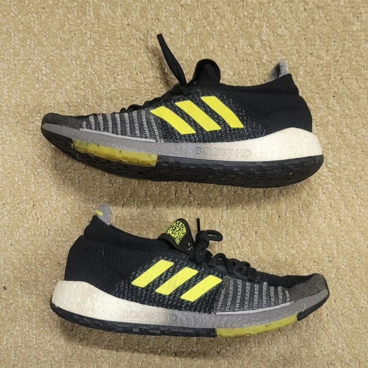 Adidas Pulseboost HD \'Black Yellow\' - Men sz 7.5/Women sz 9 ADIDAS PULSEBOOST HD WNTR EF8906 Running Shoes Size 10.5 US  main image 4